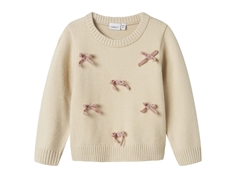 Name It summer sand bow knit sweater